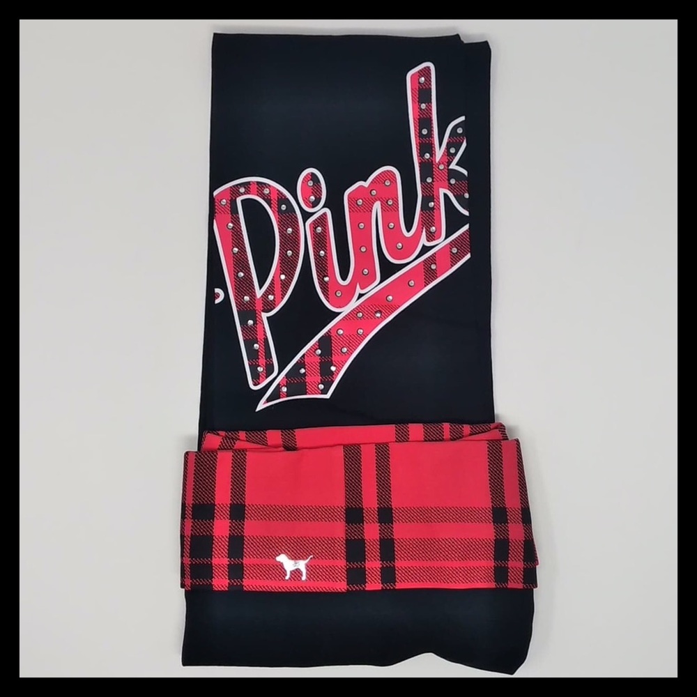 PINK VICTORIA’S SECRET BLING COTTON YOGA LEGGING - Picture 4 of 5